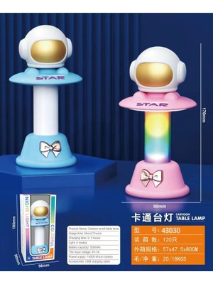baytoptan Astronotlu LED Masa Lambası 1 Adet