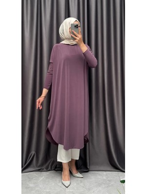 Yanları Yırtmaçlı Sandy Tunik