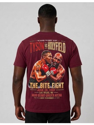 Limitless Fight Gear Bıte Fıght Tyson & Holyfıeld T-Shırt