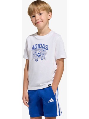 Adidas Lk Football Çocuk Beyaz T-Shirt