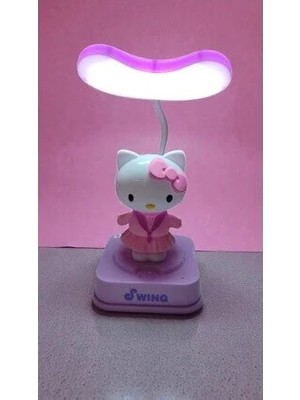 Marvielle Sevimli Hello Kitty Sallanan Model Masa Gece Lambası - Masa ve Gece Lambası