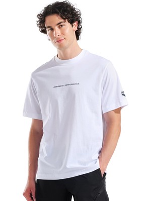 Arena Graphic Erkek Beyaz Günlük Stil T-Shirt 011102100