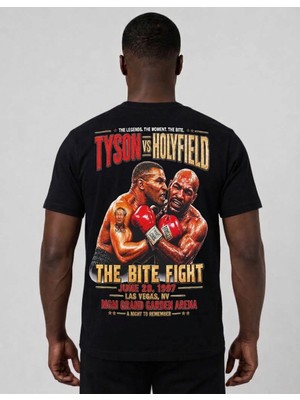 Limitless Fight Gear Bıte Fıght Tyson & Holyfıeld T-Shırt