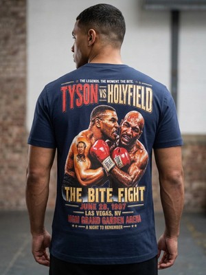 Limitless Fight Gear Bıte Fıght Tyson & Holyfıeld T-Shırt