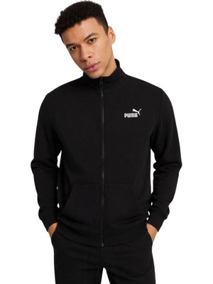 Puma Ess No. 1 Logo Erkek Eşofman Üstü Siyah Ceket 68258401