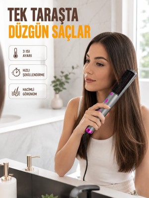 Astraltech Hacim Veren ve Saç Elektriklenmesini Önleyen Sıcak Hava Fırçası