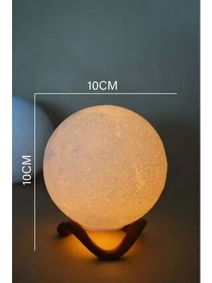 Marvielle Mini Ay Modeli Neon LED Masa Lambası, Yılbaşı ve Hediye Seçeneği - Masa ve Gece Lambası