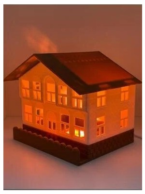 Marvielle Nostaljik 3D Kastamonu Konağı Işıklı Masa Lambası - Masa ve Gece Lambası