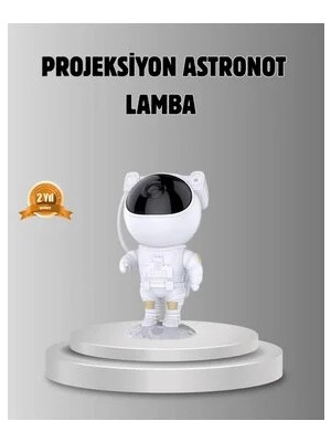 Marvielle Galaksi ve Uzay Temalı Projeksiyon Lambası, Bluetooth ve Uzaktan Kontrol Öz - Masa ve Gece Lambası