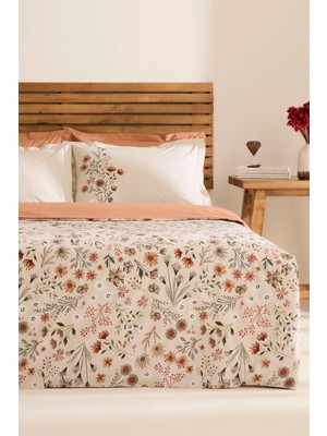 Karaca Home Velinor %100 Pamuk Çift Kişilik Nevresim Takımı Multicolour