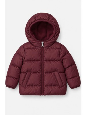 Perendi Unisex Çocuk Içi Polarlı Kapüşonlu Şişme Mont