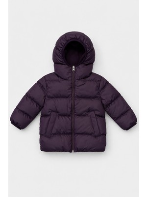 Perendi Unisex Çocuk Içi Polarlı Kapüşonlu Şişme Mont