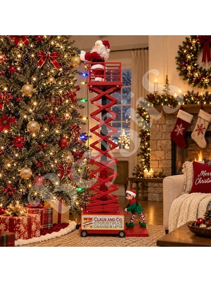 BeySüS Mr. Christmas Elfli Noel Babalı Işıklı Lift
