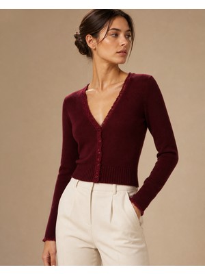 N Napa Shoe NPT 910269 DANTELLİ HIRKA BORDO
