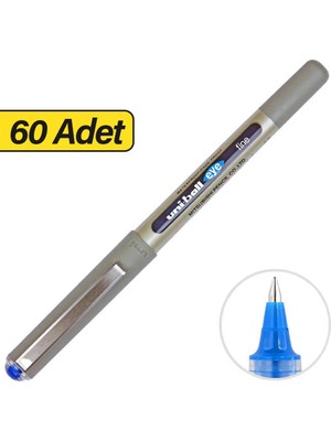 Uni-Ball UB-157 Eye Roller Kalem 0.7 mm - Mavi x 60 Adet (5 Kutu)