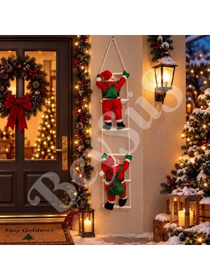 BeySüS Yılbaşı Tırmanan Noel Baba 125 cm 2li