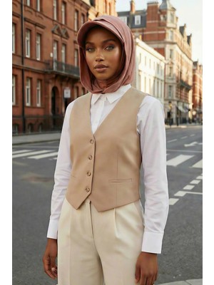 Aisha's Design Siperlik ve Kapatıcı Özellikli Penye Kadın Hazır Bone,B-88P,Kapiçino