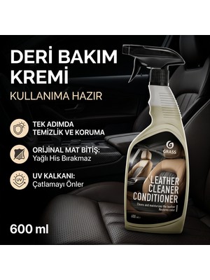 Grass Leather Cleaner 600 ml Oto Deri Koltuk Temizleyici ve Döşeme Bakım Spreyi