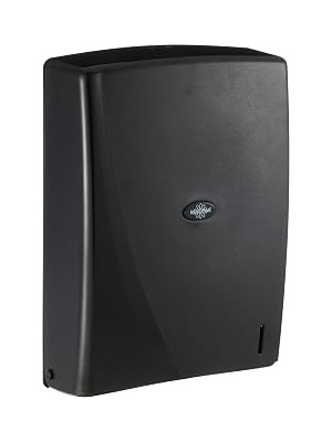 Renas Store Rulopak R-1312S Modern Z Kat 400'LÜ Havlu Dispenseri, Plastik, Siyah