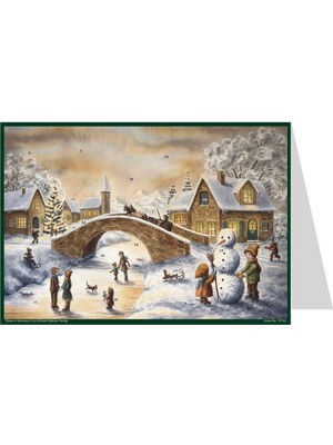 Renas Store Postkarten Adventskalender "an Der Brücke"
