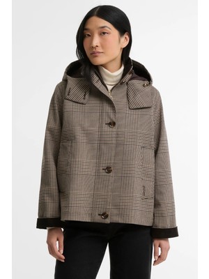 Barbour Connie Showerproof Ceket BR71 Prince Of Wales Check