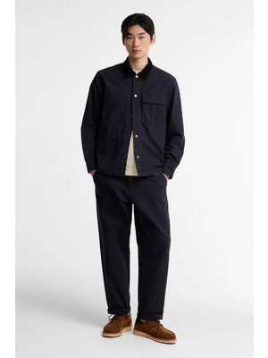 Barbour Ursula Canvas Pantolon NY74 Dark Navy