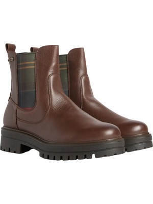 Barbour Amberley Chelsea Bot TA71 Dk Tan Leather