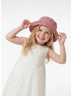 Koton Beyaz Unisex Bebek Desenli Elbise 6SMG80001AW-A