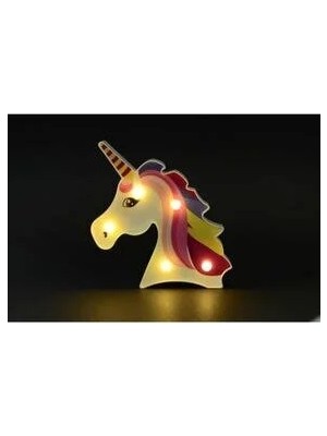 Marvielle Unicorn LED Gece Lambası - Rüya Gibi Tasarım ve Sıcak Işık - Masa ve Gece Lambası