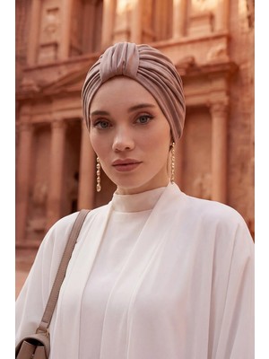 Aisha's Design Şık ve Kullanışlı Bone,Vizon,B-68