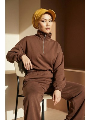 Aisha's Design Siperlikli Penye Şapka Bone,B-73,Hardal Sarısı