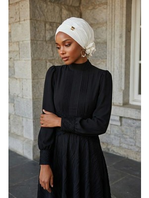 Aisha's Design Aksesuarlı Şifon Hazır Türban,ht-95s,ht-95s