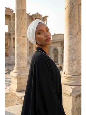 Aisha's Design Mihrace Penye Bone,B-4,Beyaz