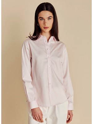 Brooks Brothers Pembe Kadın Gömlek BBSS26FSH001