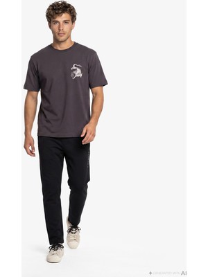 United4 Unıted4 Regular Fit Erkek Siyah Eşofman Altı.sıyah