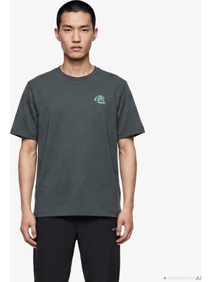 Anta Anta Iconic Erkek Yeşil T-Shirt.7