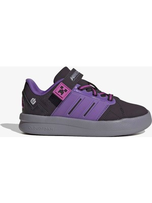 Adidas Minecraft Lightorama Elastic Lace Çocuk Siyah Spor Ayakkabı.-