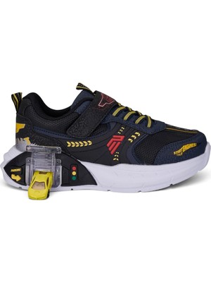Nstil Günlük Erkek Çocuk Spor Ayakkabı Cırtlı Lastik Bağcık Garaj Detaylı Taban Rahat Sneaker 58272
