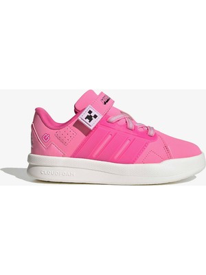 Adidas Minecraft Lightorama Elastic Lace Çocuk Pembe Spor Ayakkabı.-