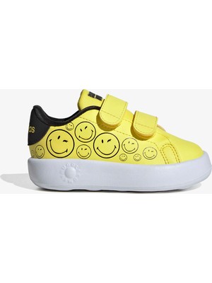 Adidas Smiley Advantage Çocuk Sarı Spor Ayakkabı.-