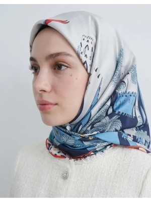 Bushu Melody Twill Eşarp