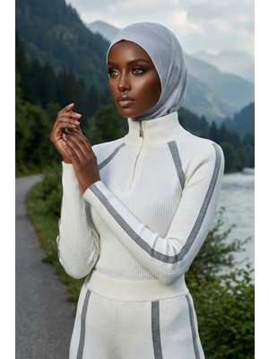 Aisha's Design Tesettür Bone,TB-5,Gri