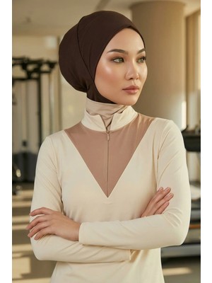 Aisha's Design Tesettür Bone,TB-5,Kahverengi