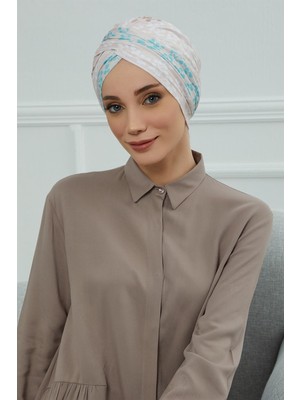 Aisha's Design Desenli Kullanışlı Bone,Desen 30,B-9YD