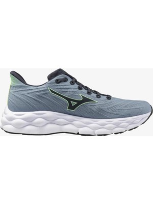 Mizuno Wave Sky 8 Erkek Gri Koşu Ayakkabısı.-