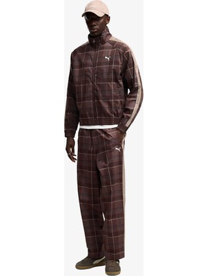 Puma T7 Tartan Track Erkek Kahverengi Pantolon.33