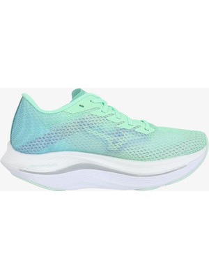 Mizuno Wave Rebellion Flash 2 Kadın Yeşil Koşu Ayakkabısı.-