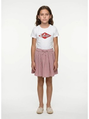 Lee Cooper Gül Kurusu Kız Çocuk Diz Üstü Etek 262 Lcg 226001 Nana Gül Kurusu