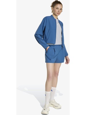 Adidas Z.n.e. Kadın Mavi Sweatshirt.-