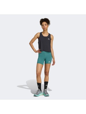 Adidas ADI365 Running Climacool+ Kadın Yeşil Koşu Taytı.-